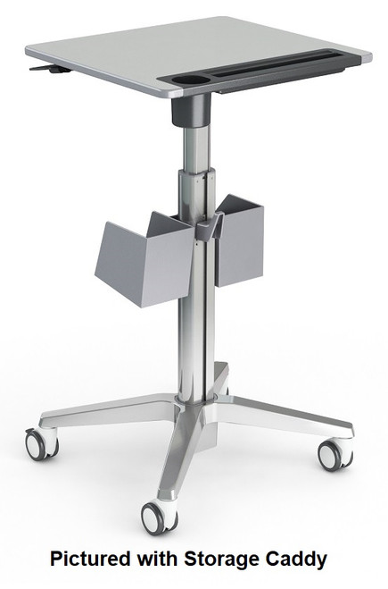 A&D Crossfit Motion Sit-to-Stand Rectangle Adjustable Height Desk with Cup Holder - Paragon CFMOTION2224R-CUP-3660