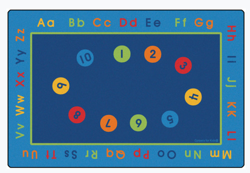 Premium Basic Concepts Literacy Rug - Carpets For Kids