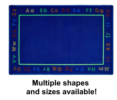 Premium Chalk and Play Literacy Rug - Carpets For Kids 