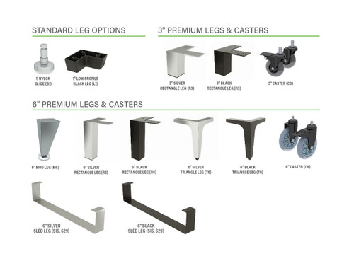 Fomcore Leg Options Fomcore Leg Options