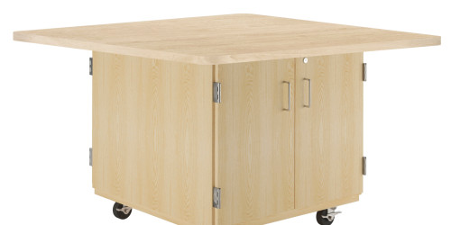 Intermix Workstation with Square High Pressure Laminate Top - Diversified IMS Cabinet Style  Intermix Workstation with Square High Pressure Laminate Top - Diversified IMS Cabinet Style