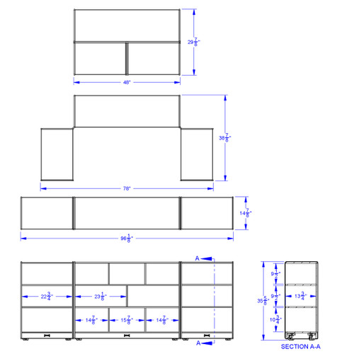 Maxi Mobile Triple Fold-N-Lock - Jonti-Craft 0366JC
