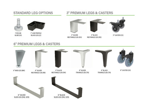 Fomcore Leg Options Fomcore Leg Options