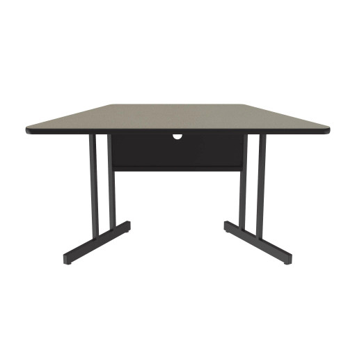 Trapezoid Desk Height High Pressure Laminate Workstation and Student Desk - Correll WS3060TR Trapezoid Desk Height High Pressure Laminate Workstation and Student Desk - Correll WS3060TR