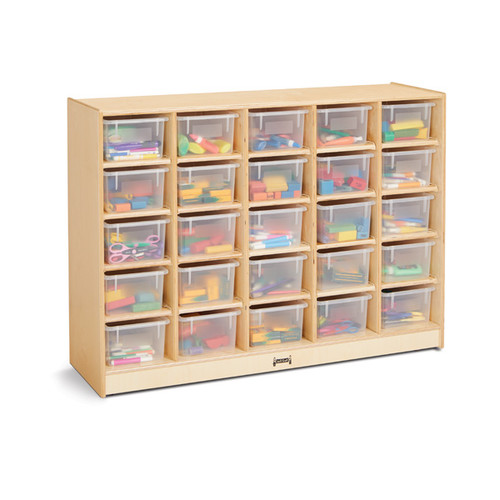 25 Cubbie-Tray Mobile Storage - Jonti-Craftt - Clear Bins 25 Cubbie-Tray Mobile Storage - Jonti-Craftt - Clear Bins