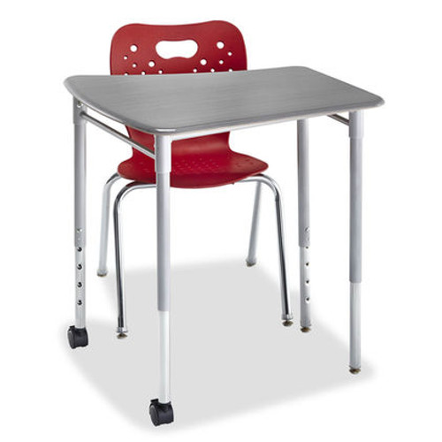 Flow y5 Series Hard Plastic Adjustable Height Desk - Alumni (T-HC-EDGE2527-HP) Flow y5 Series Hard Plastic Adjustable Height Desk - Alumni (T-HC-EDGE2527-HP)