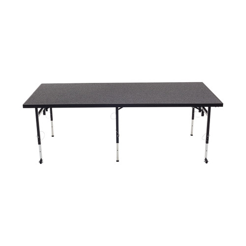 AmTab Portable Adjustable Height Stage with Carpet Top AmTab Portable Adjustable Height Stage with Carpet Top