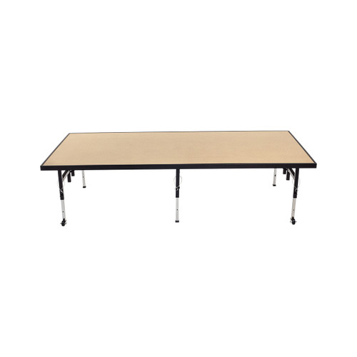 AmTab Portable Adjustable Height Stage with Hardboard Deck AmTab Portable Adjustable Height Stage with Hardboard Deck