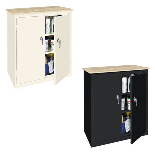Rubbermaid Storage Cabinets with Doors  Double door storage cabinet,  Locking storage cabinet, Storage cabinet shelves