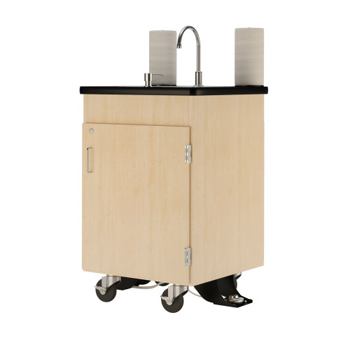 Double Foot Pump Hand-Wash Station - Diversified WSP2-2424M - MAPLE 