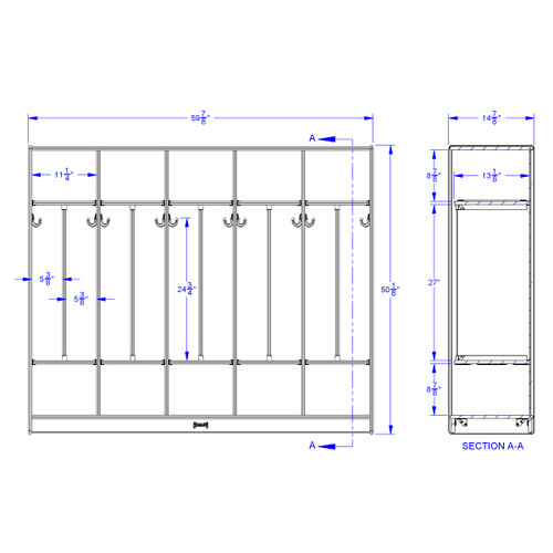 Trim-n-Tidy Locker - Jonti-Craft Trim-n-Tidy Locker - Jonti-Craft