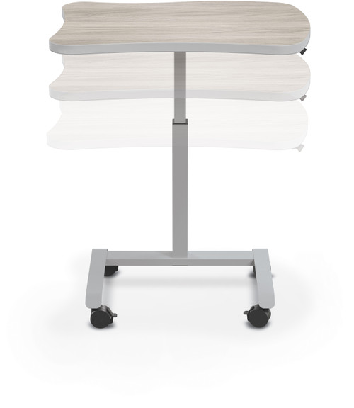 Hierarchy Beluga Grow and Roll Desk - MooreCo 59040-B Hierarchy Beluga Grow and Roll Desk - MooreCo 59040-B