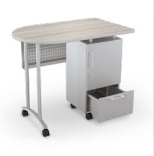 Mobile Teacher Workstation II - MooreCo Quick Ship