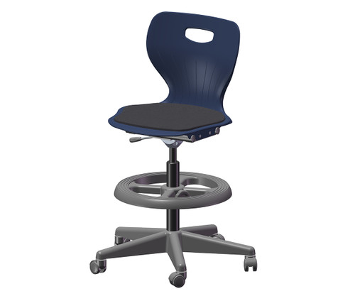 Euroflex Lab Chair with Gas Lift - USACapitol **With Footring** Euroflex Lab Chair with Gas Lift - USACapitol **With Footring**