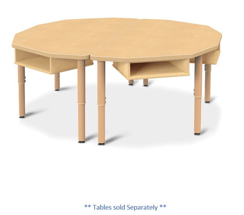 Trio Table With Storage - Jonti-Craft 5540JCP251 Two Units