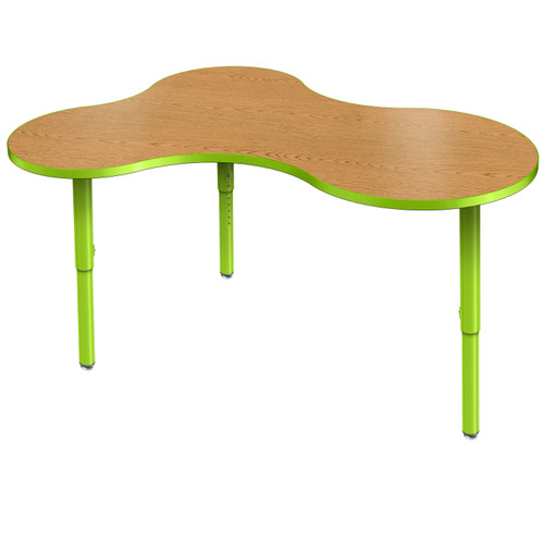 Velocity Pond Shaped Activity Table with Adjustable Height - Allied USA VELPOND