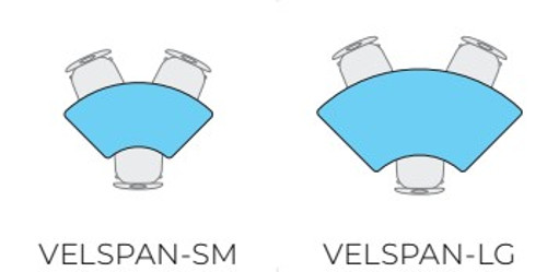 Velocity Span Shaped Activity Table with Adjustable Height - Allied USA VELSPAN