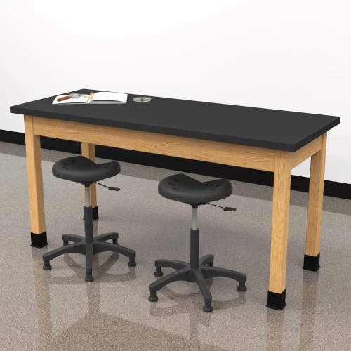 Diversified PerpetuLab Wooden Leg Science Table with Plain Apron – Epoxy Resin Top
**Additional Furniture Not Included**