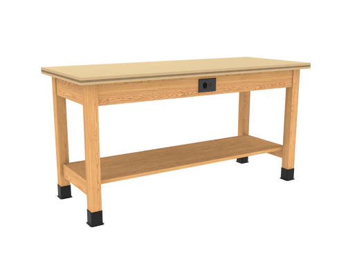 Maple / Leg Braces, Stretcher, Casters, Full-Shelf, Electrical
Diversified
PerpetuLab Fixed Height ShopTop Wooden Leg Table with Plain Apron Maple / Leg Braces, Stretcher, Casters, Full-Shelf, Electrical
Diversified
PerpetuLab Fixed Height ShopTop Wooden Leg Table with Plain Apron
