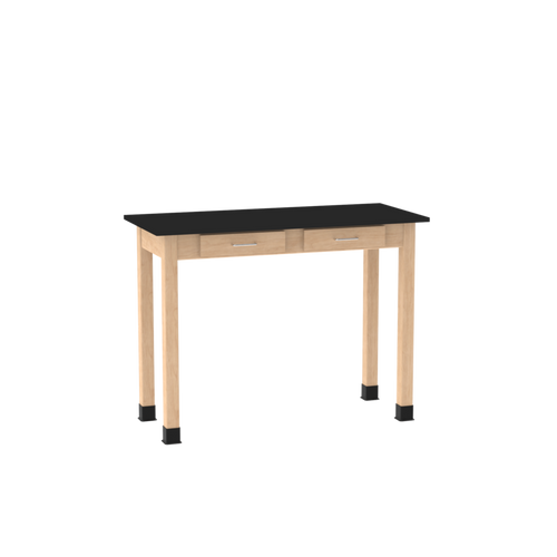 Maple / Glides
Diversified
PerpetuLab Wooden Leg Science Table with Drawers – Epoxy Resin Top