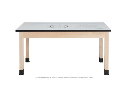 Maple PerpetuLab Imprint Dry Erase Science Table - Diversified P7209