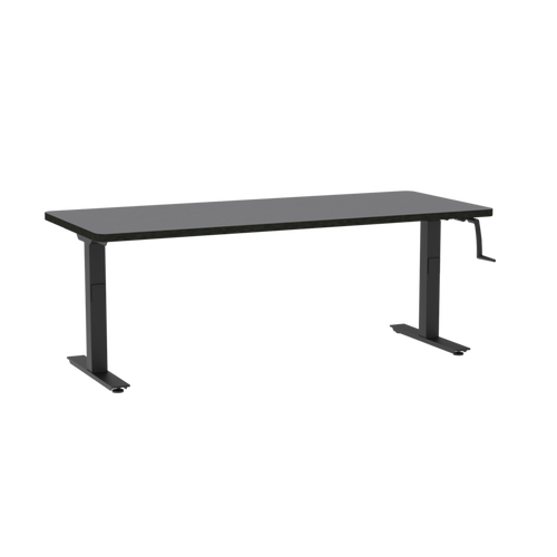 Hi-Lo Hand Crank Table with High Pressure Laminate Top - Diversified