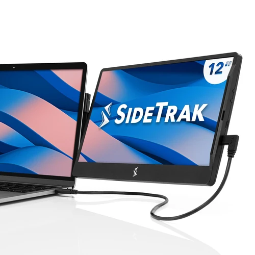 Luxor STTL12BL SideTrak Swivel 12.5-inch Attachable Monitor