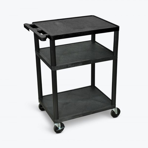 AV Cart with Three Shelves - Luxor LP34-B