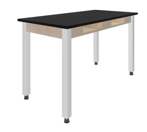 Maple / White / Glides
PerpetuLab Steel Leg Science Table with Compartments – Epoxy Top
Diversified C9166MS30C