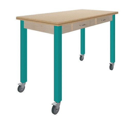 Aqua / Industrial Casters
PerpetuLab Steel Leg Science Table with Drawers – ShopTop
Diversified D91617MQ30C