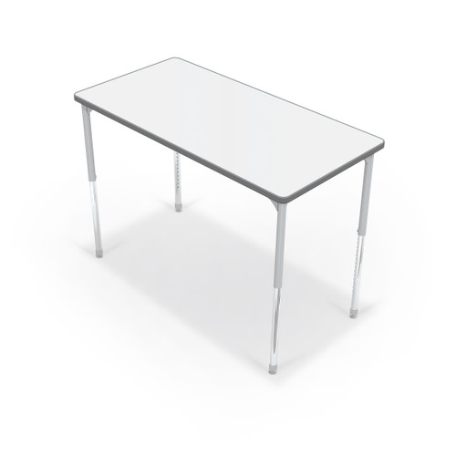 Hierarchy Rectangle Activity Table with Porcelain Steel Top - MooreCo Hierarchy Rectangle Activity Table with Porcelain Steel Top - MooreCo
