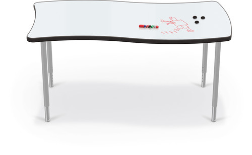 66284 Hierarchy Grow & Roll Student Desk Small Modesty Panel by Mooreco