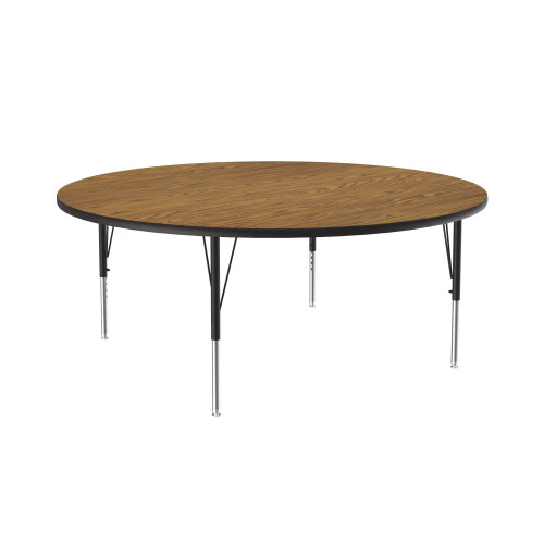 Round Adjustable Thermal Fused Laminate Activity Table - Correll Round Adjustable Thermal Fused Laminate Activity Table - Correll