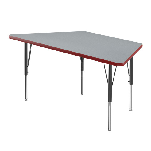 Trapezoid Adjustable Thermal Fused Laminate Activity Table - Correll