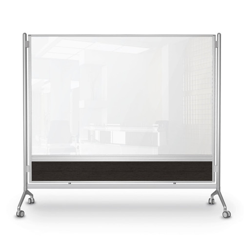 D.O.C Glass Mobile Room Divider - MooreCo 8201 D.O.C Glass Mobile Room Divider - MooreCo 8201