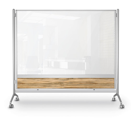D.O.C Glass Mobile Room Divider - MooreCo 8201 D.O.C Glass Mobile Room Divider - MooreCo 8201