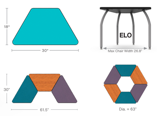 ELO Connect 6 Desk - WB Manufacturing