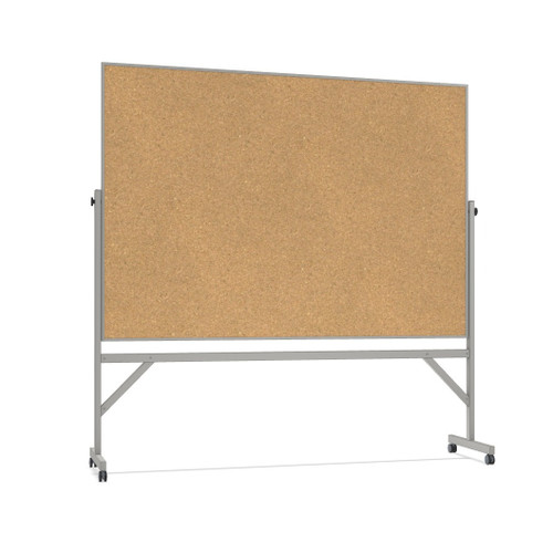 Ghent Reversible Aluminum Frame Cork Bulletin Board - ARKK34