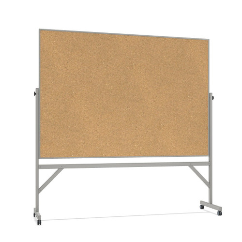 Ghent Reversible Aluminum Frame Cork Bulletin Board - ARKK46
