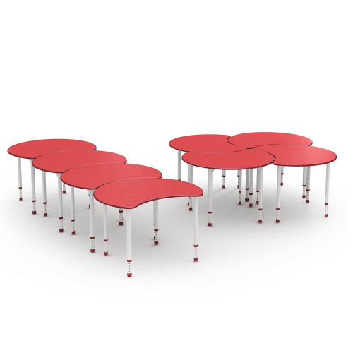 A&D Pacman Adjustable Height Student Desk - Paragon AND-PAC A&D Pacman Adjustable Height Student Desk - Paragon AND-PAC