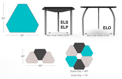 WB Manufacturing ELO Diamond Desk