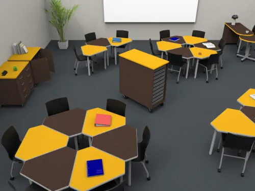 Environmental of WB Manufacturing ELO Diamond Desk