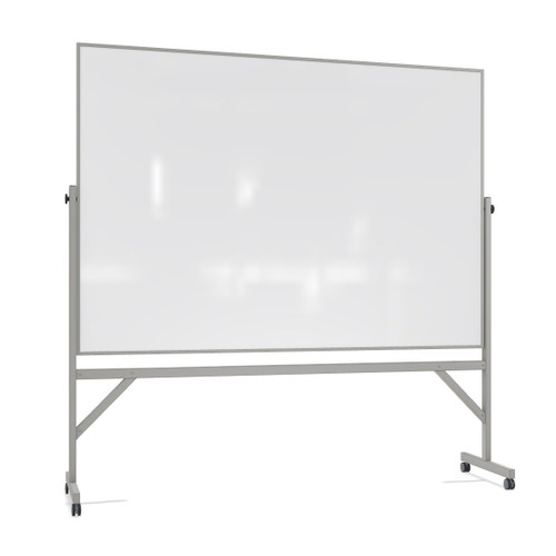 Ghent Reversible Aluminum Frame Hygienic Porcelain Whiteboard - ARM4M448