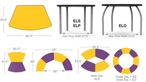 WB Manufacturing ELO Ocho Desk