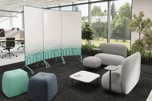 Ghent Pointe Mobile Non-Magnetic Glassboard
**Sold Individually**
