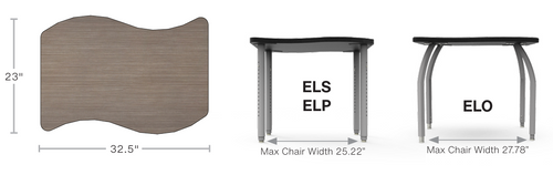 WB Manufacturing ELO Mini Tide Desk