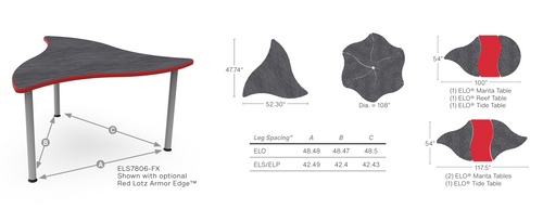 WB Manufacturing ELO Manta Table