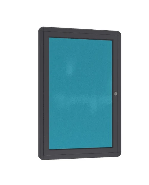 Ghent Ovation Enclosed Fabric Bulletin Board