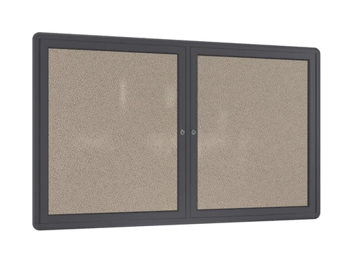 Ghent Ovation Enclosed Fabric Bulletin Board