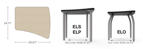 WB Manufacturing ELO Arcadia Desk ELO7813-EJA